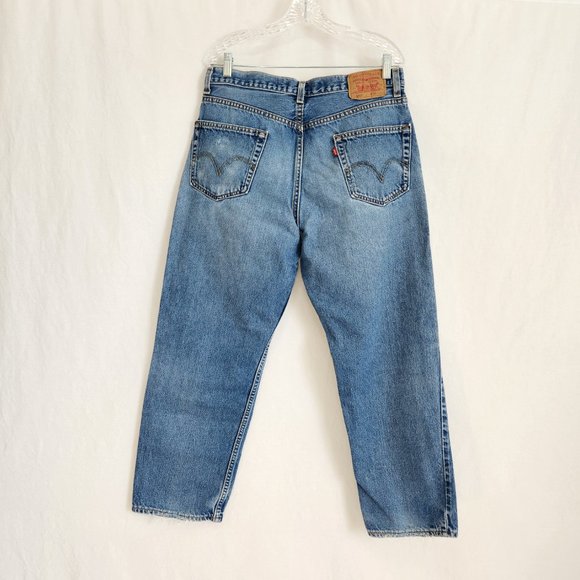 USA LEVI'S 550 VINTAGE Unisex Relaxed Fit  Baggy High Rise Jeans Size W36 L30. - Picture 2 of 16